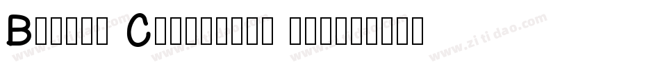 Barlow Condensed mei字体转换